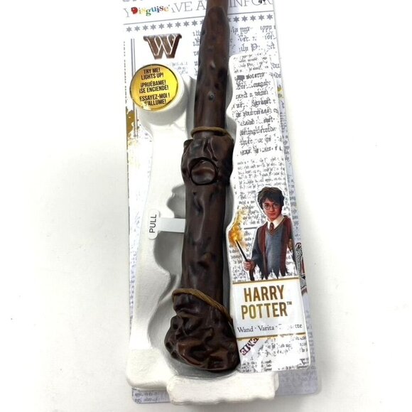 Disguise Harry Potter Light Up Deluxe Wand Halloween Accessory Wizarding World - Picture 1 of 6